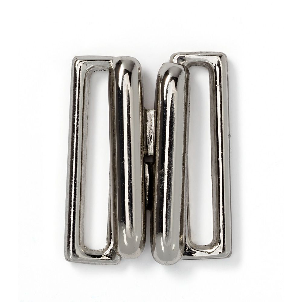 Пряжка-застежка для бикини металл 20.0 мм, 1 шт, под никель, Prym 416130