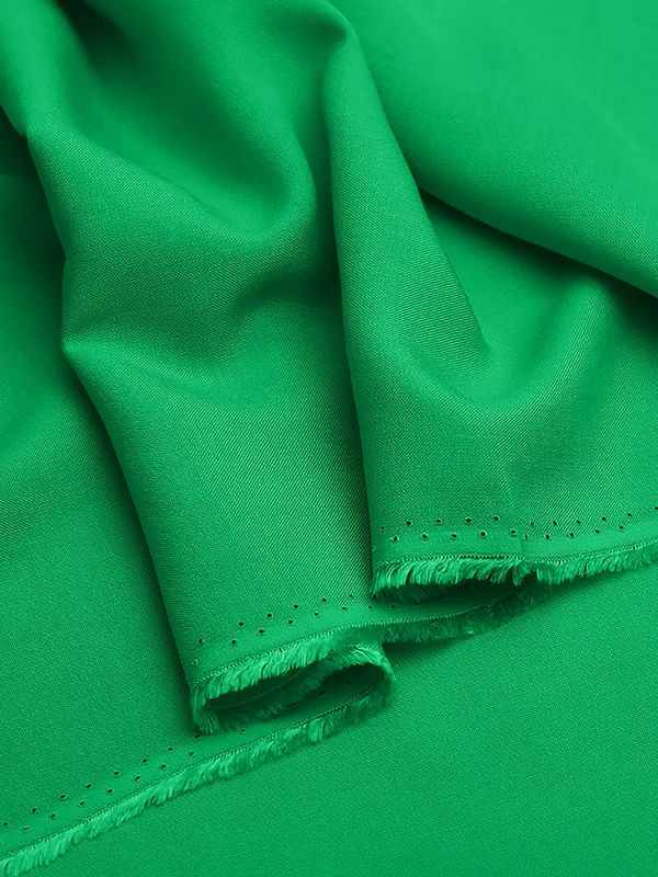 Штапель 110 г/м², 145 см / 2 метра, TBY-Vi-30-10.2, цв.10 яр.зеленый