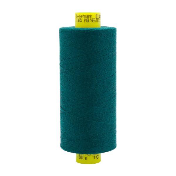 Нитка особо тонкая Gutermann Mara №150 (150/2), 1000 м, 713953, цв. 018 т.малахит, 1 катушка