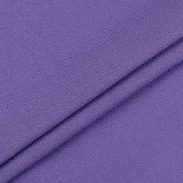 Хлопчатобумажная ткань 140 г/м², отрез 50х55 см, сиреневый, Gamma