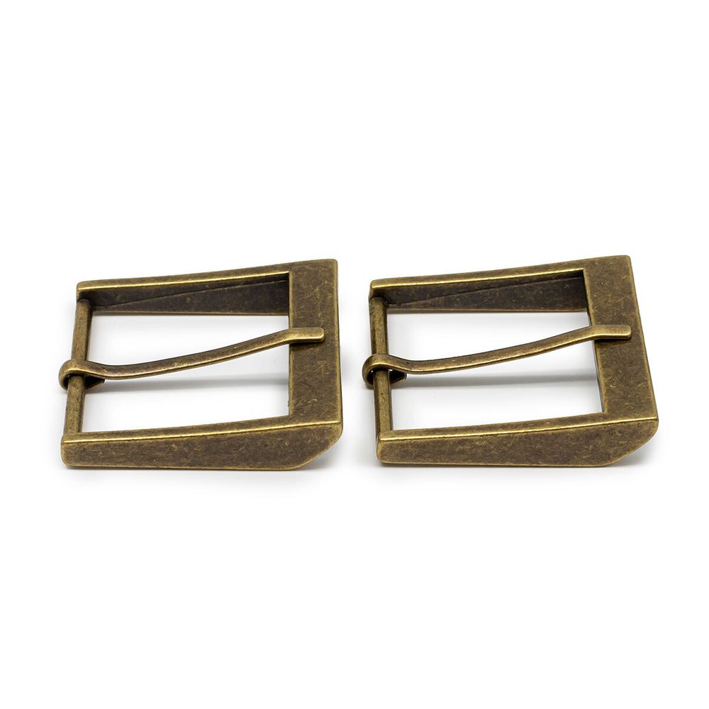 Пряжка ременная металл 40 мм латунь, металл, 2 шт, BIG