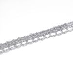 Тесьма 10 мм, 16м (серебро)