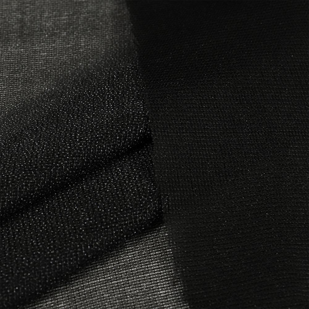 Дублерин эластичный 40 г/м², черный, шир.150см, 100м