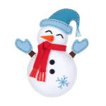 Набор для шитья игрушки Снеговичок 15 см, Miadolla KD-0430