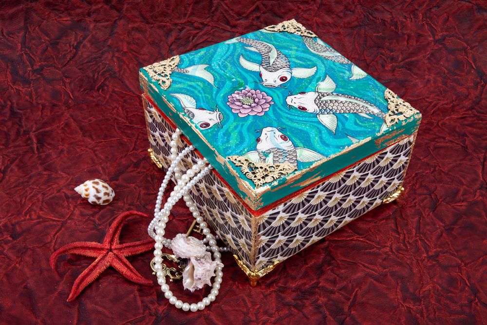 Заготовка деревянная Шкатулка, сосна, 16х16х8 см, ВД-366 Mr.Carving