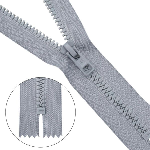 Молния трактор Arta Т6 (6 мм) 1 зам., н/раз., 18 см, (2075), A396 жемчуг, НОВЫЙ МАТОВЫЙ ЗАМОК, уп.50 штук