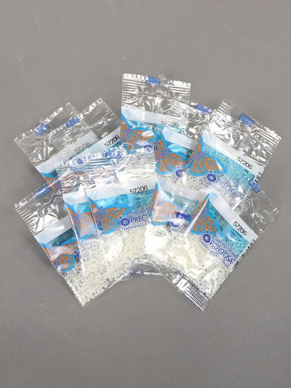 Бисер Preciosa 10/0 (2.3 мм), 50 г (10х5 г), цв. 57206