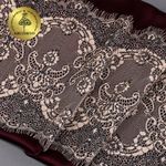 Кружево шантильи (реснички) 230 мм, цв.экрю, уп. 3 м, Kruzhevo