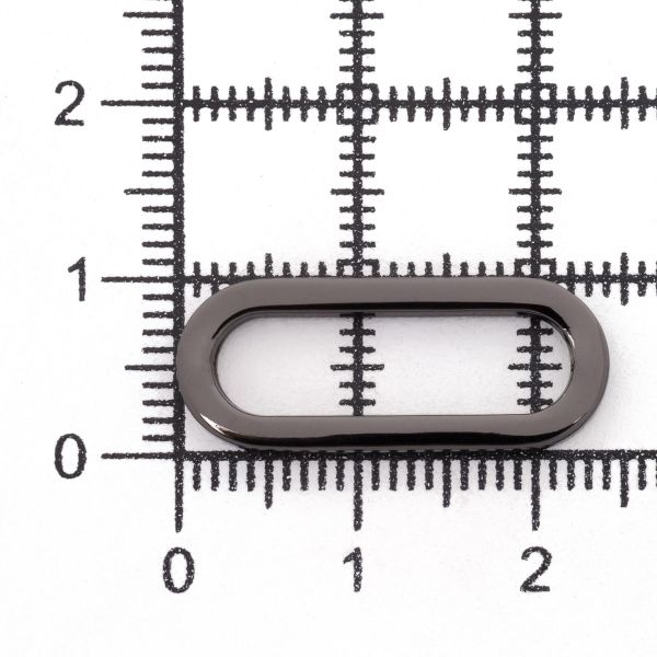 Рамка овальная металл 20 мм (чер.никель), ГНУ13818, 20 шт