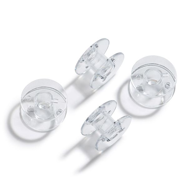 Шпули для челнока CB пластик, 4 шт, прозрачные, Prym 611322