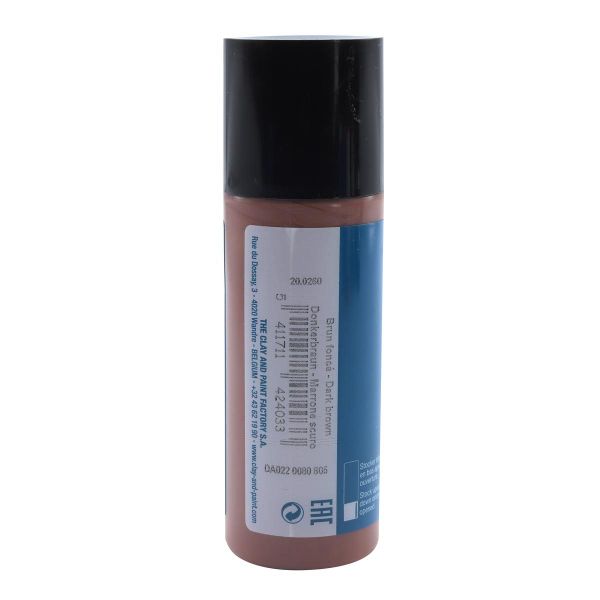 Краска акриловая Darwi Opak, 80мл, укрывистая, 805 Темно-коричневый