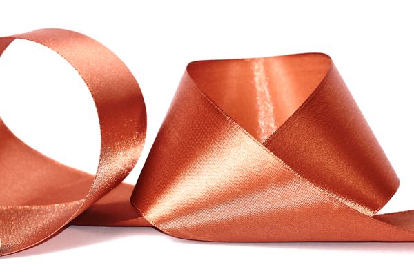 Лента атласная 1-сторонняя 50.0 мм / 33±2 метра, 037 св.коричневый, Gamma