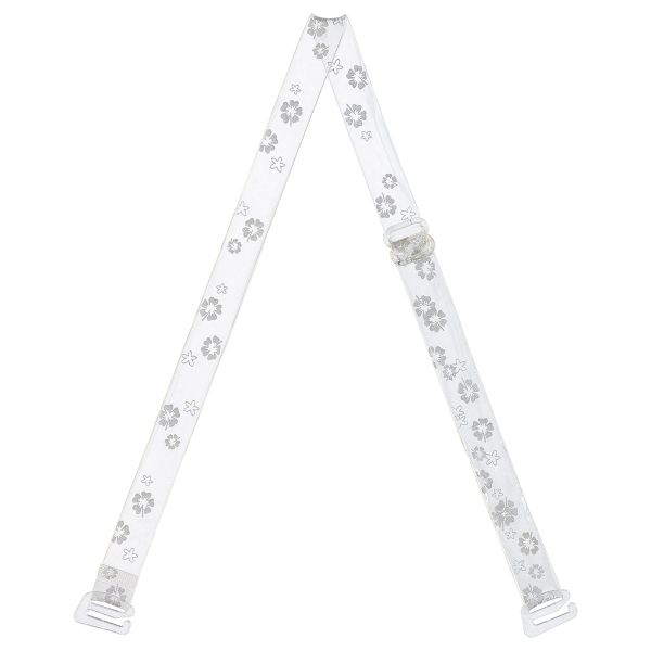 Бретели для бюстгальтера 10 мм, 10 пар, серебро, Gamma BR-1007