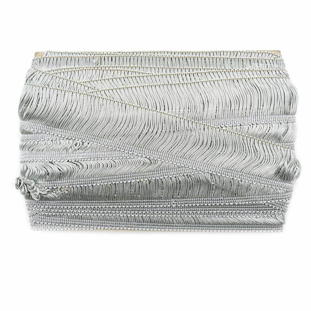 Бахрома отделочная 35.0 мм / 25 метров, цв.230 стальной