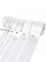 Лента атласная 1-сторонняя 50.0 мм / 22.5±1 метра, 3001 кипенно-белый, Magic4Hobby