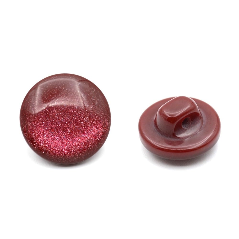 Пуговицы на ножке 18L (11мм), пластик (col.11 бордовый), 72 шт, CR P-45