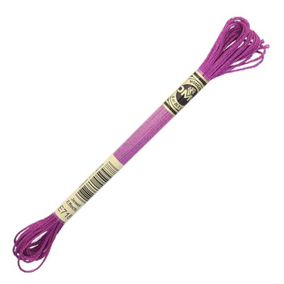 Мулине DMC 317, 8 м, мет. (E718), 6 мотков по 8 метров