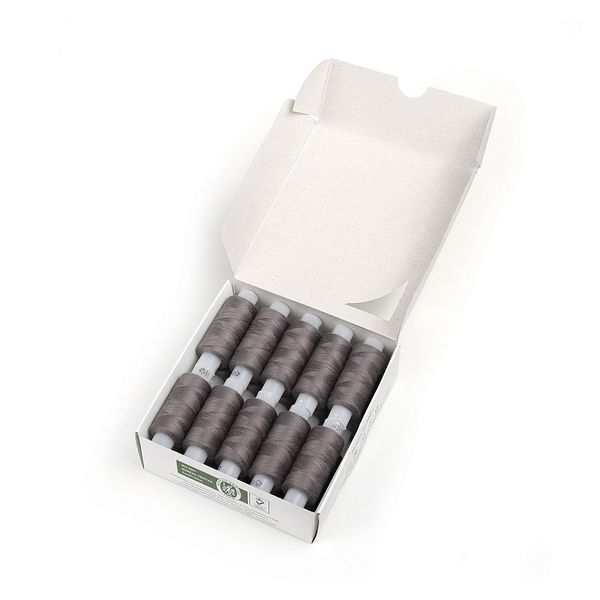 Нитки армированные ПНК им.Кирова 45ЛЛ, бытовые, 200 м / 20 кат., 4906 серый