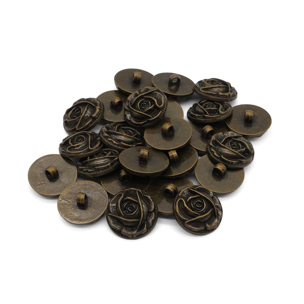 Пуговицы на ножке 25 мм (AB), 24 шт, 7712103-1