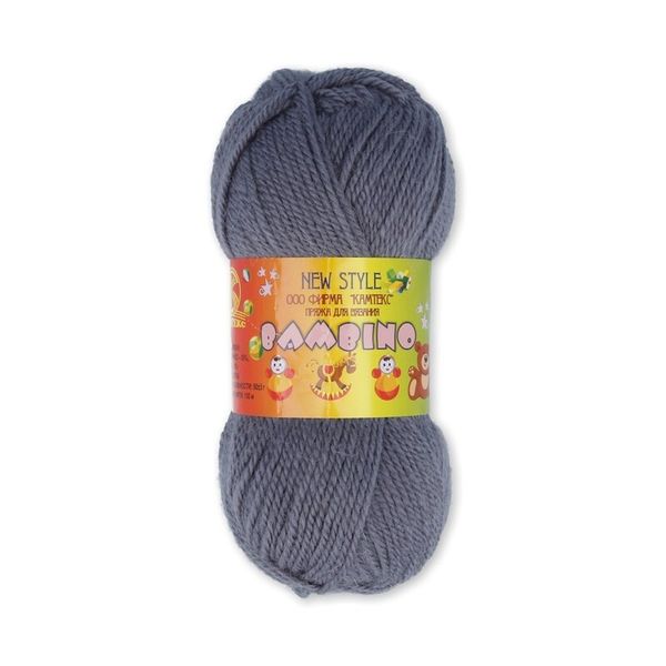 Пряжа Камтекс Бамбино / уп.10 мот. по 50 г, 150 м, цв.169 серый