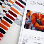 Набор для вышивания нитками Luca-S, Страсть маков, 43х32см