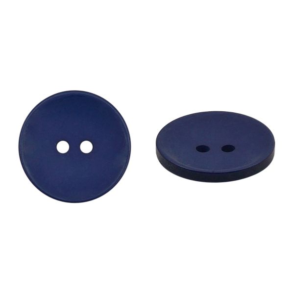 Пуговица 2 прокола 36L=23 мм, Blue2, синий 2, NE188, 36 шт