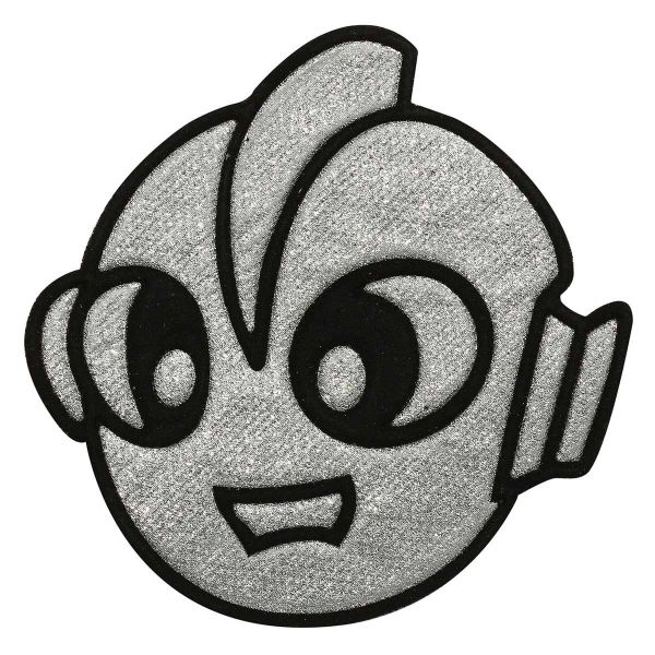 Термоаппликация под металл Пришелец серебро, 20 шт