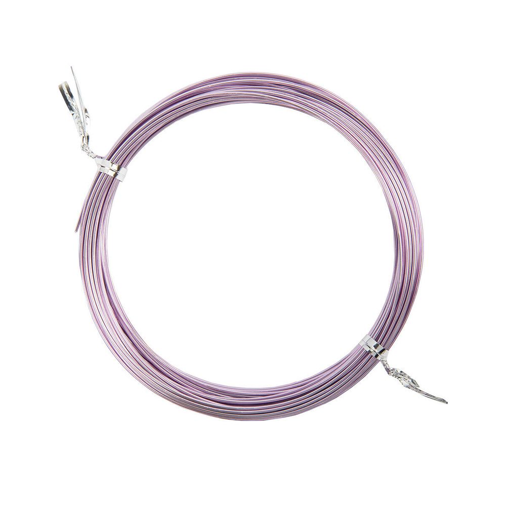 Проволока для плетения ⌀1 мм,±0.5 м, 06 св.сиреневый, Промысел MM-002