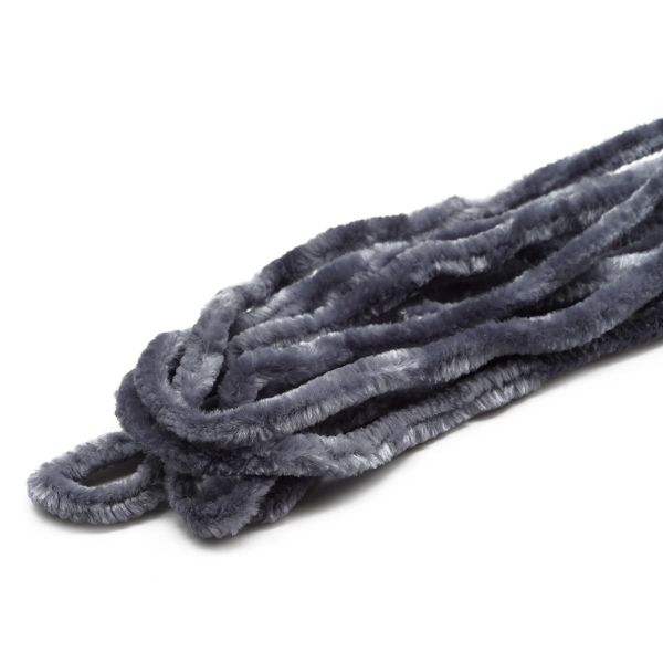 Синель для брошей 5 мм / 3 метра, цвет т.серый