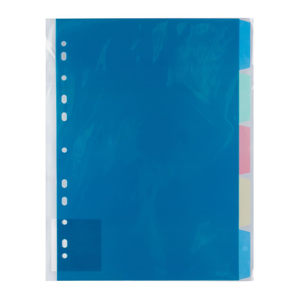 Разделитель листов пластиковый A4, 5 шт, EC270040200 песок, ассорти, Expert Complete EC270040200