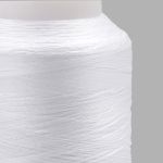 Нитки филаментные 50D/3, 1000 м, 100% п/э, Астра, 9021 белый