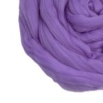 Шерсть для валяния мериносовая тонкая 100%, 100 гр. (22 сирень)