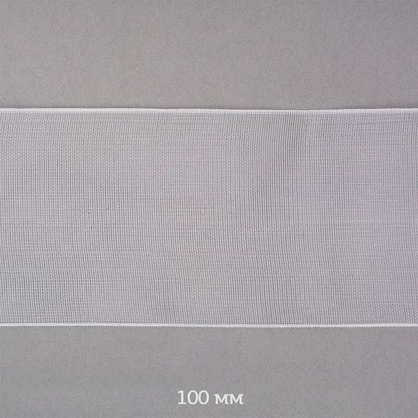 Люверсная шторная лента 100 мм / 50 метров, Caron, 1003 цв.прозрачный
