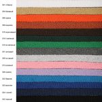 Шнур плоский х/б ⌀12.0 мм, турецкое плетение цв.010 розовый уп.50 м