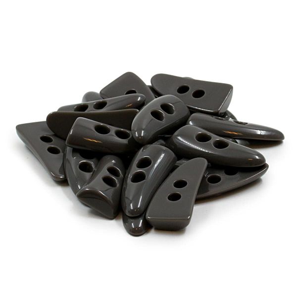 Пуговицы 2 прокола (3.02-541-46) (т.серый), Б28, 20 шт