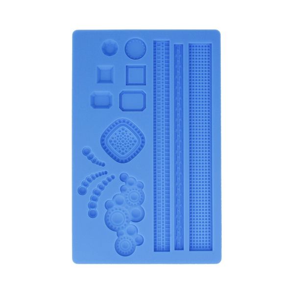 Силиконовый мат, 1 шт, 06 драгоценные камни, S-Chief SHF-0041