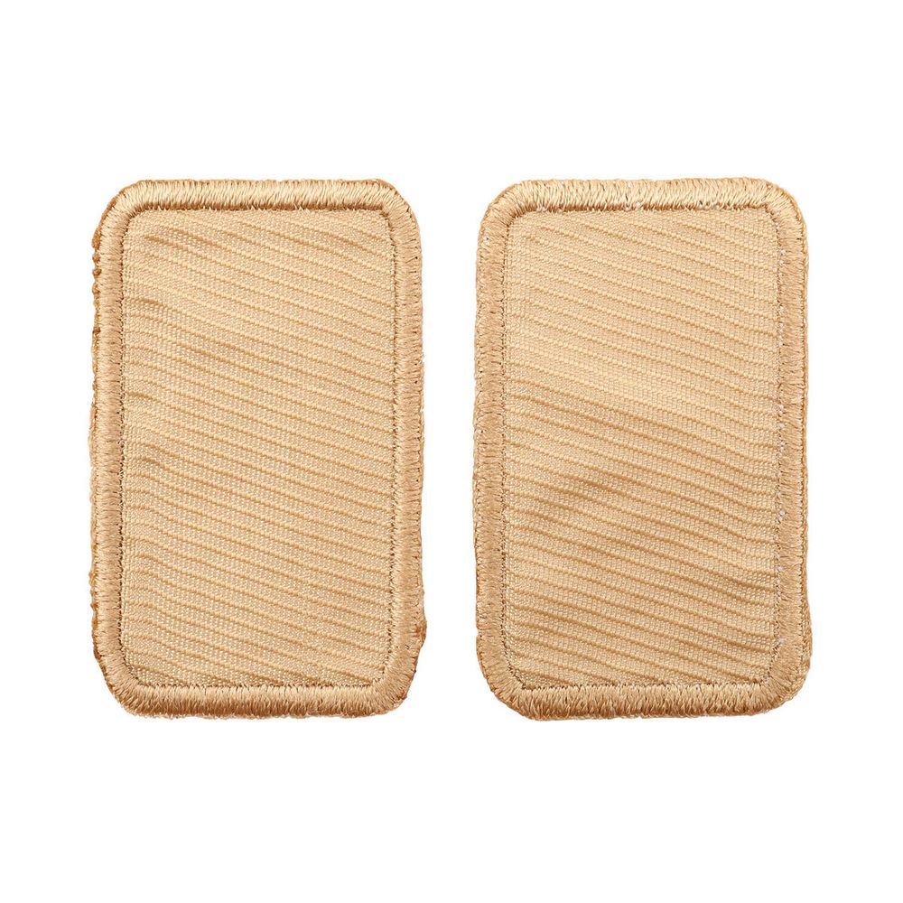 Термоаппликация Прямоугольник 5х3см, уп., 2 шт, цв.бежевый