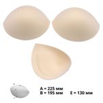 Бельевые чашечки для бюстгальтера Antynea PUSH-UP б/уст., с наполн., (BC-53.18), разм.75, 03-бежевый, 1 пара