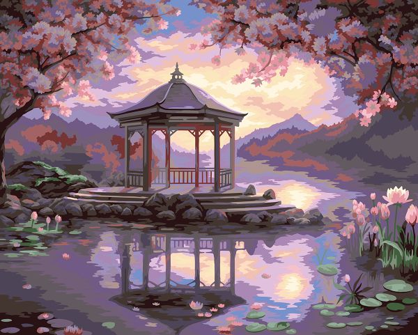 Набор для раскрашивания по номерам 50х40 см, 