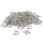 Крючки пришивные 20х15 мм, никель мет, 50 шт, BIG