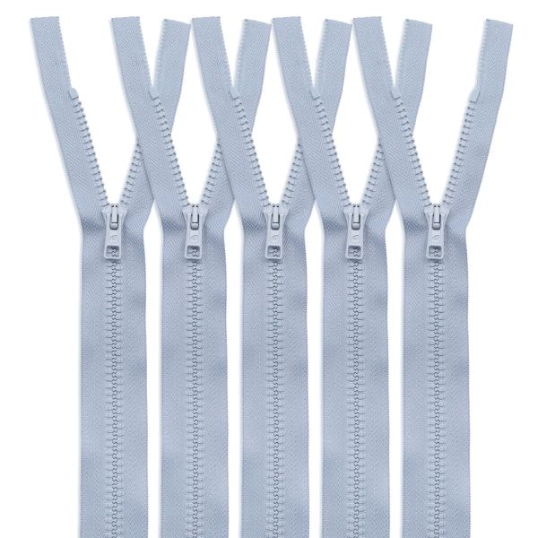 Молния трактор Arta Т6 (6 мм) 1 зам., разъем., 70 см, цв. 177 жемчуг, 5 шт