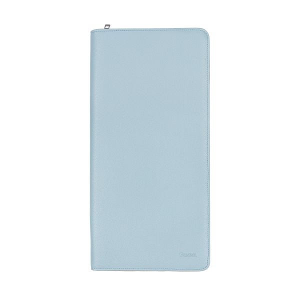 Органайзер для спиц и крючков кожзаменитель 43х21х2 см, 04 голубой, Gamma OGN-04