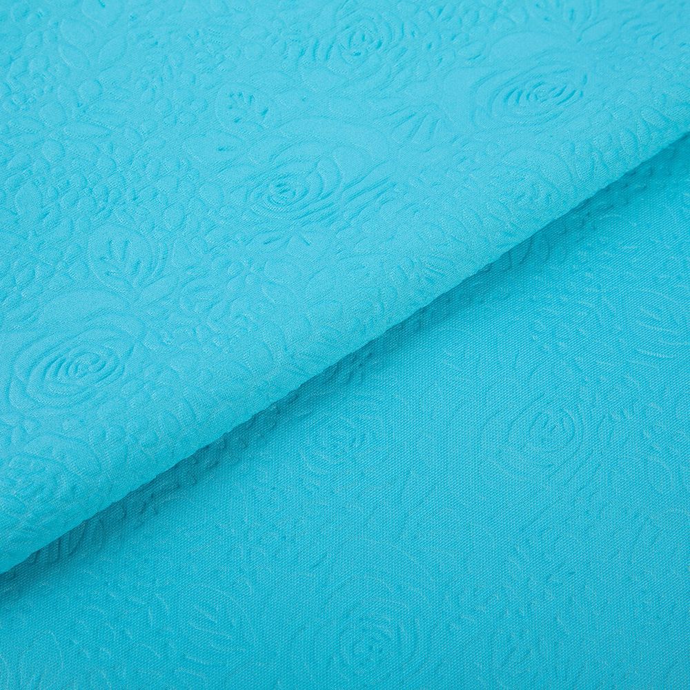 Ткань блузочная 300 г/м², 150х150 см, 16-4725 бирюзовый, Gamma FSF-05