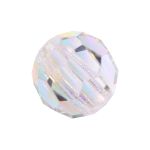 Бусины стекло ⌀3 мм, 24 шт, перламутр/crystal AB, Preciosa 451-19-602