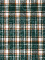 Фланель рубашечная вареная 150 г/м², 150 см / 2 метра, TBY.Fl.T497 зеленый