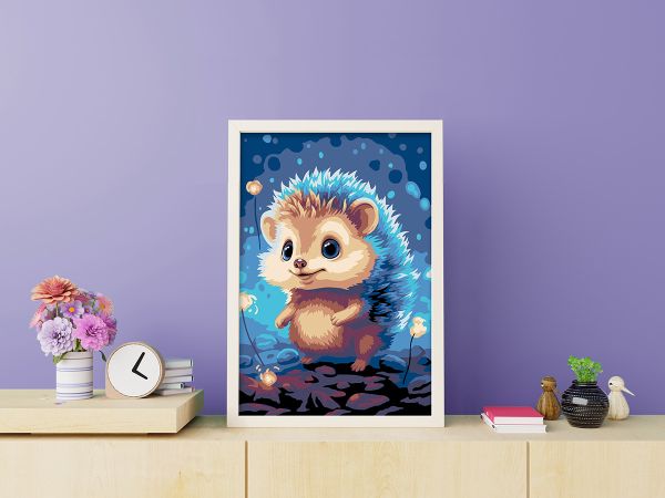 Картина по номерам Фрея PNB/PS-296, Милый ежик, 30х20 см