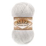 Пряжа Alize (Ализе) Angora Gold / уп.5 мот. по 100 г, 550м, 208 светло-серый меланж A