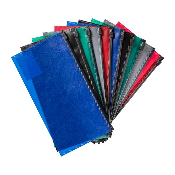 Папка-конверт на ZIP-молнии travel 180 мкм волокно, 10 шт, ассорти ЕС21123200T, Expert Complete ЕС21123200T