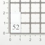 Этикетка-размерник, белый, 10х20 мм, 100 шт, 52
