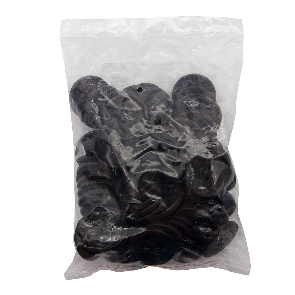 Пуговицы 4 прокола 40L (col.04 (т. коричневый)), 72 шт